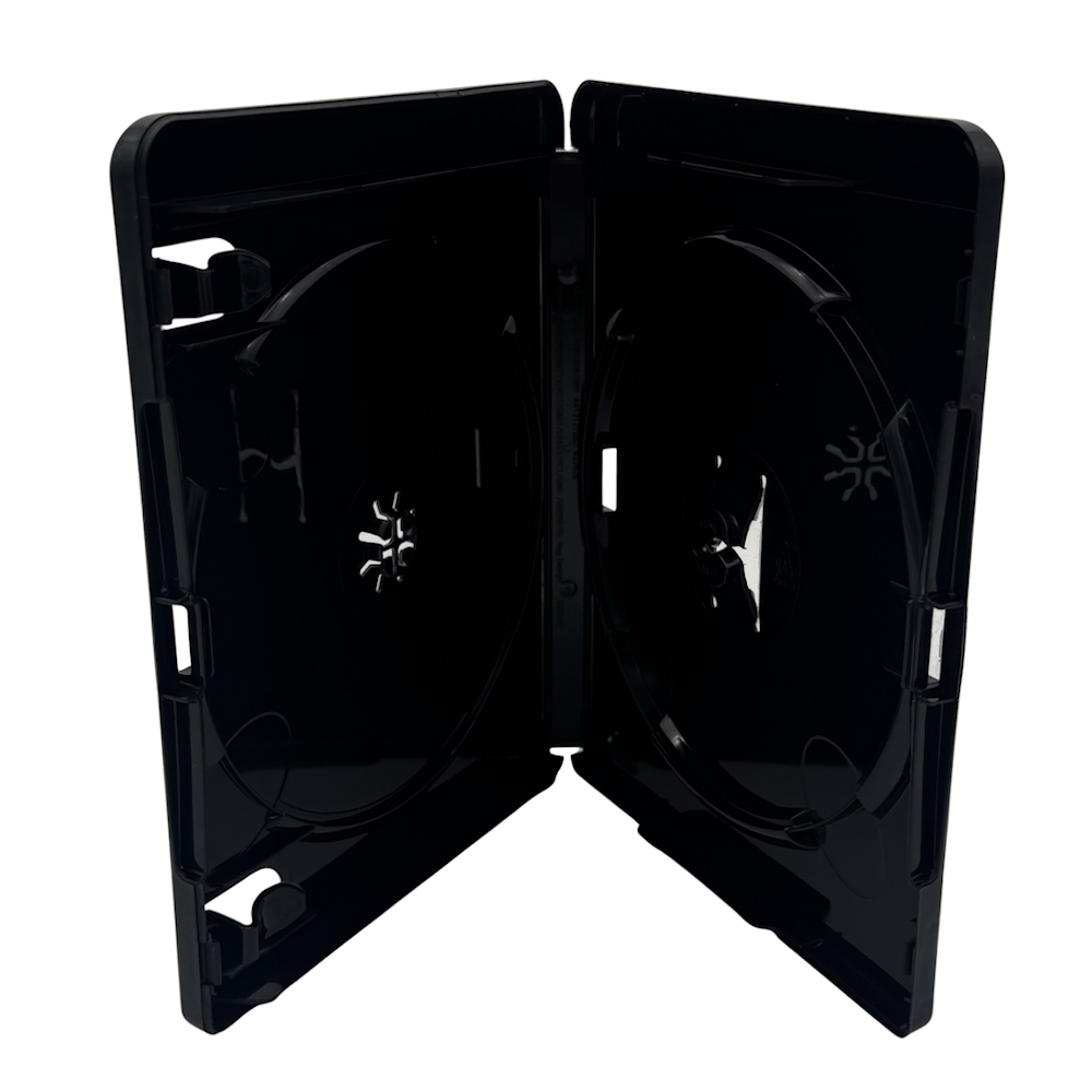 Amaray Blu-ray Hülle 15 mm Schwarz 2-Disc 4K ULTRA HD