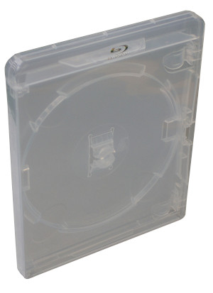 Amaray Blu Ray Hlle Transparent 15 mm fr 1 Disc